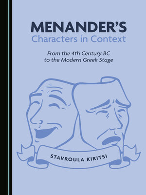 cover image of Menander's Characters in Context